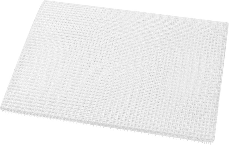 Donmon Blank Rug Hooking Mesh Canvas for Rug Making Tapestry Latch Hook Crafts(White,39x59inch) - Image 1